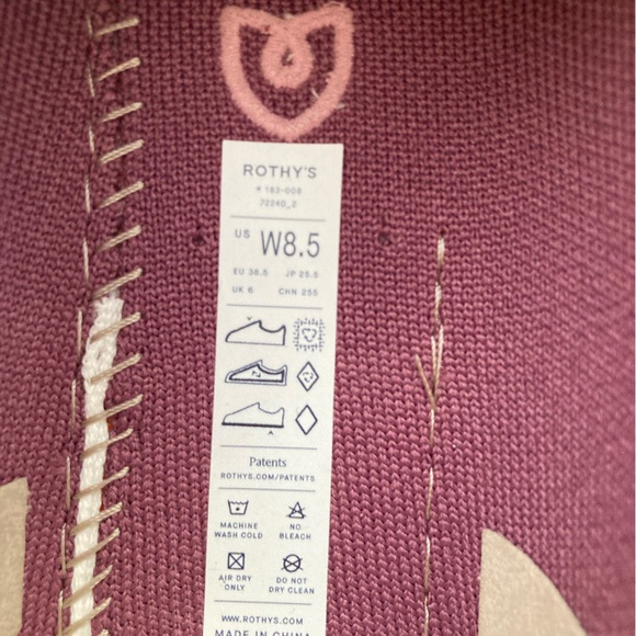 Rothy's Mauve Braid Driver. New - Picture 3 of 6